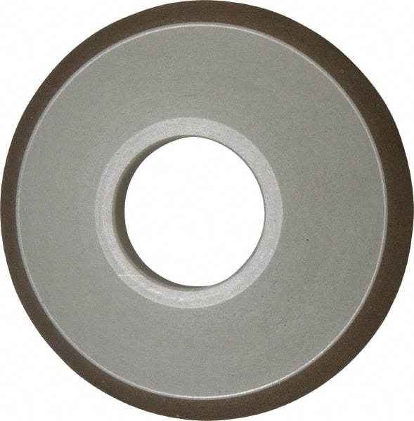 Made in USA - 3-1/2" Diam, 1-1/4" Hole Size, 3/4" Overall Thickness, 150 Grit, Type 15 Tool & Cutter Grinding Wheel - Very Fine Grade, Diamond - Exact Tooling