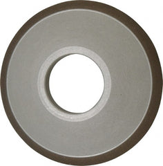 Made in USA - 3-1/2" Diam, 1-1/4" Hole Size, 3/4" Overall Thickness, 150 Grit, Type 15 Tool & Cutter Grinding Wheel - Very Fine Grade, Diamond - Exact Tooling