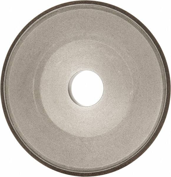 Made in USA - 6" Diam, 1-1/4" Hole Size, 3/4" Overall Thickness, 150 Grit, Type 15 Tool & Cutter Grinding Wheel - Very Fine Grade, Diamond - Exact Tooling