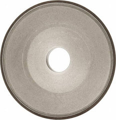 Made in USA - 6" Diam, 1-1/4" Hole Size, 3/4" Overall Thickness, 150 Grit, Type 15 Tool & Cutter Grinding Wheel - Very Fine Grade, Diamond - Exact Tooling