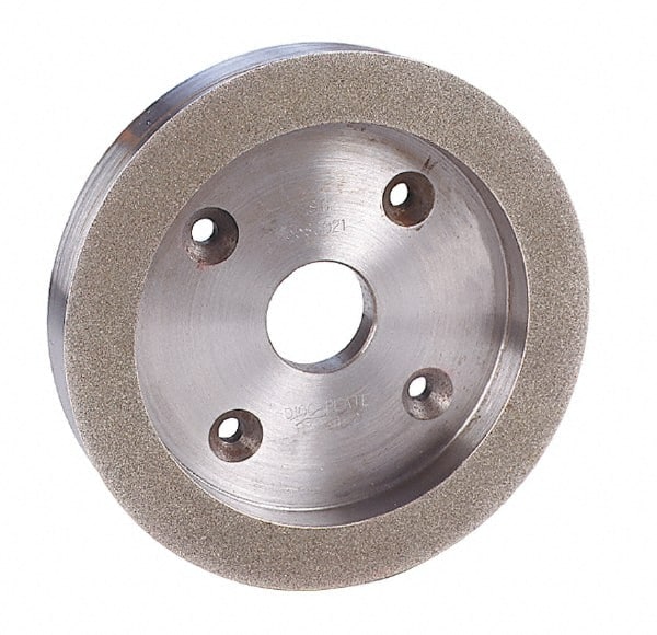 Made in USA - 6" Diam, 1-1/4" Hole Size, 1" Overall Thickness, 100 Grit, Tool & Cutter Grinding Wheel - Coarse Grade, Diamond - Exact Tooling