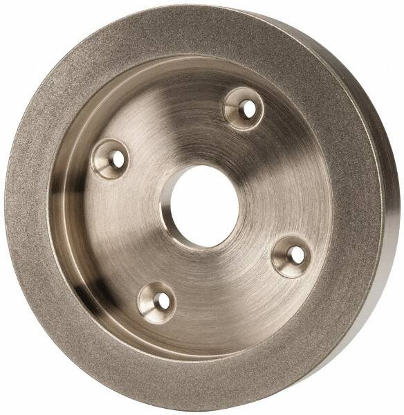 Made in USA - 6" Diam, 1-1/4" Hole Size, 1" Overall Thickness, 220 Grit, Tool & Cutter Grinding Wheel - Fine Grade, Diamond - Exact Tooling