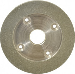 Made in USA - 6" Diam, 1-1/4" Hole Size, 3/4" Overall Thickness, 100 Grit, Tool & Cutter Grinding Wheel - Coarse Grade, Diamond - Exact Tooling