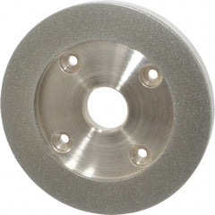 Made in USA - 6" Diam, 1-1/4" Hole Size, 3/4" Overall Thickness, 150 Grit, Tool & Cutter Grinding Wheel - Medium Grade, Diamond - Exact Tooling