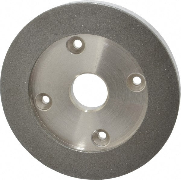 Made in USA - 6" Diam, 1-1/4" Hole Size, 3/4" Overall Thickness, 220 Grit, Tool & Cutter Grinding Wheel - Fine Grade, Diamond - Exact Tooling