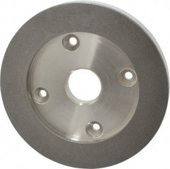 Made in USA - 6" Diam, 1-1/4" Hole Size, 3/4" Overall Thickness, 220 Grit, Tool & Cutter Grinding Wheel - Fine Grade, Diamond - Exact Tooling