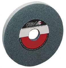 Camel Grinding Wheels - 60 Grit Silicon Carbide Bench & Pedestal Grinding Wheel - 12" Diam x 1-1/4" Hole x 1" Thick, 2220 Max RPM, I Hardness, Medium Grade , Vitrified Bond - Exact Tooling