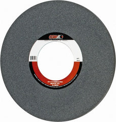 Camel Grinding Wheels - 16" Diam x 5" Hole x 1" Wide Centerless & Cylindrical Grinding Wheel - 60 Grit, Aluminum Oxide, Type 1, Medium Grade, Vitrified Bond, No Recess - Exact Tooling