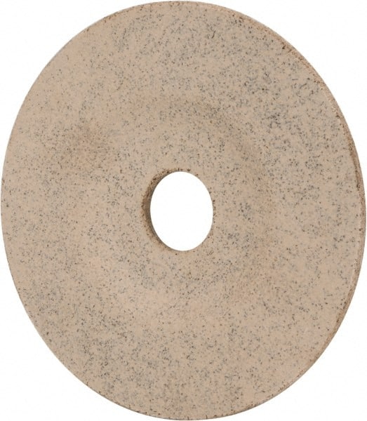 Cratex - 36 Grit, 4-1/2" Wheel Diam, 1/8" Wheel Thickness, 7/8" Arbor Hole, Type 27 Depressed Center Wheel - Aluminum Oxide, Compatible with Angle Grinder - Exact Tooling