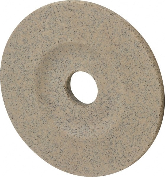 Cratex - 24 Grit, 4-1/2" Wheel Diam, 1/4" Wheel Thickness, 7/8" Arbor Hole, Type 27 Depressed Center Wheel - Aluminum Oxide, Compatible with Angle Grinder - Exact Tooling