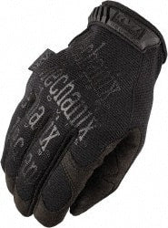 Mechanix Wear - Size 2XL (12) Synthetic Leather General Protection Work Gloves - For Mechanic's & Lifting, Uncoated, Hook & Loop Cuff, Full Fingered, Black, Paired - Exact Tooling