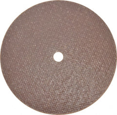 Cratex - 3" Diam 1/4" Hole 80 Grit Fiber Disc - Medium Grade, Aluminum Oxide - Exact Tooling