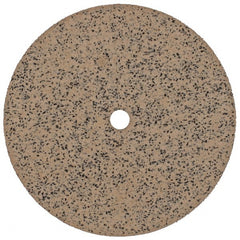 Cratex - 3" Diam 1/4" Hole 36 Grit Fiber Disc - Very Coarse Grade, Aluminum Oxide - Exact Tooling