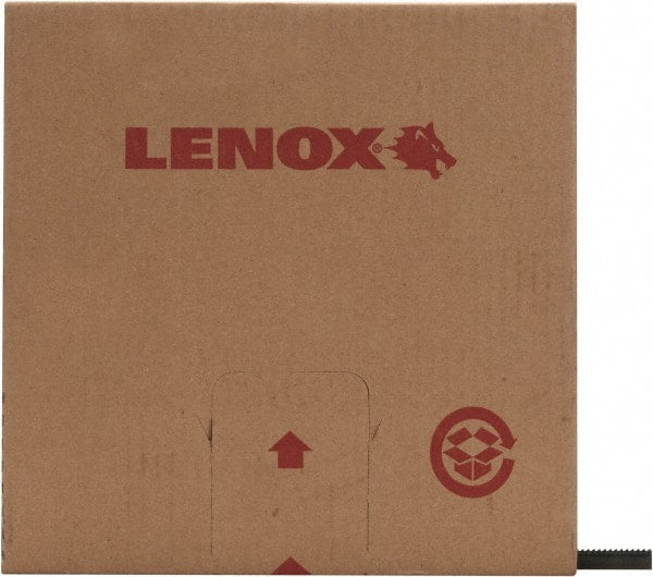 Lenox - 1/2" x 100' x 0.025" Carbon Steel Band Saw Blade Coil Stock - 10 TPI, Toothed Edge, Straight Form, Raker Set, Hard Back, Constant Pitch, Contour Cutting - Exact Tooling