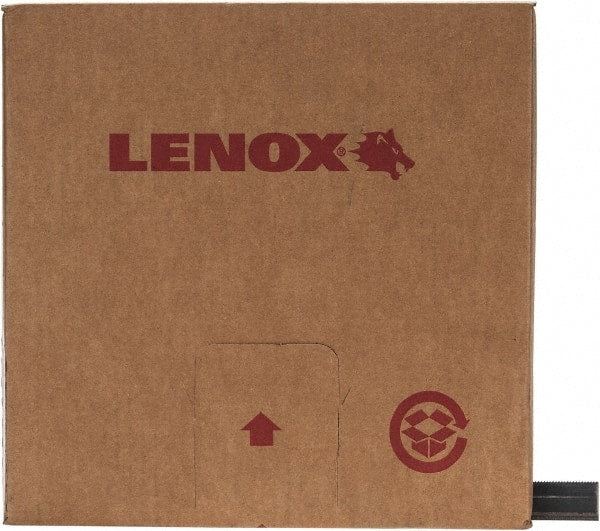 Lenox - 3/4" x 100' x 0.032" Carbon Steel Band Saw Blade Coil Stock - 10 TPI, Toothed Edge, Straight Form, Raker Set, Hard Back, Constant Pitch, Contour Cutting - Exact Tooling