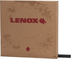 Lenox - 3/4" x 100' x 0.032" Carbon Steel Band Saw Blade Coil Stock - 14 TPI, Toothed Edge, Straight Form, Raker Set, Hard Back, Constant Pitch, Contour Cutting - Exact Tooling