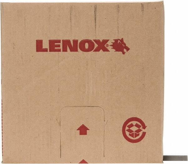 Lenox - 1/2" x 100' x 0.035" Bi-Metal Band Saw Blade Coil Stock - 10 TPI, Toothed Edge, Straight Form, Raker Set, Flexible Back, Constant Pitch, Contour Cutting - Exact Tooling