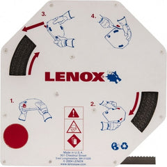 Lenox - 1/2" x 100' x 0.025" Bi-Metal Band Saw Blade Coil Stock - 6 TPI, Toothed Edge, Hook Form, Lenox Set Set, Flexible Back, Constant Pitch, Contour Cutting - Exact Tooling