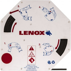 Lenox - 1/4" x 100' x 0.025" Bi-Metal Band Saw Blade Coil Stock - 10 to 14 TPI, Toothed Edge, Modified Raker Set, Flexible Back, Variable Pitch, Contour Cutting - Exact Tooling