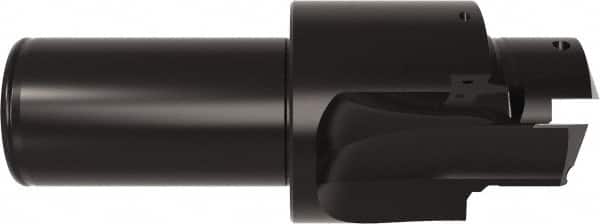 Allied Machine and Engineering - AND10050, MS 33649, SAE AS5202 Standard, 1-5/8-12, 20 Tube Dash Number, 60° Porting Angle, 1.648" Pilot Diam, 1-1/2" Shank Diam, Indexable Spade Blade Insert Porting Tool - 2 Porting Inserts, 5-7/8" Overall Length - Exact Tooling