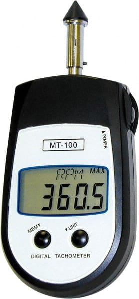 SHIMPO - Tachometers Type: Contact Minimum Measurement (RPM): 1.00 - Exact Tooling
