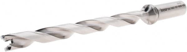 Iscar - 0.492" to 0.508" Diam, 12xD, 5.91" Max Depth, 0.63" Shank Diam, 8.46" OAL, Replaceable-Tip Drill - FCP, ICK, ICK-2M, ICM, ICN, ICP, iCP-2M Insert, 12 Seat Size, 03640810 Toolholder, Series SumoCham - Exact Tooling