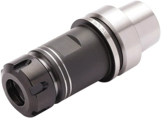 Seco - 0.039" to 0.63" Capacity, 3.937" Projection, HSK50E Hollow Taper, ER25 Collet Chuck - 4.921" OAL - Exact Tooling