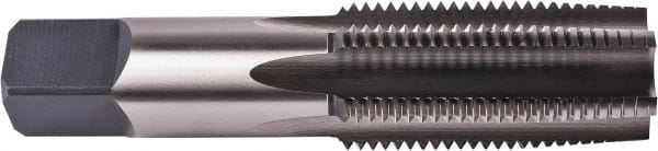 Union Butterfield - 2-8 UNC/UNS 2B 6 Flute Bright Finish High Speed Steel Straight Flute Standard Hand Tap - Bottoming, Right Hand Thread, 7-5/8" OAL, 3-9/16" Thread Length, H6 Limit, Oversize - Exact Tooling