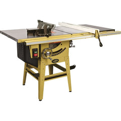 Jet - 10" Blade Diam, 5/8" Arbor Diam, 1 Phase Table Saw - 115/230 Volt, 3-1/8" Cutting Depth - Exact Tooling