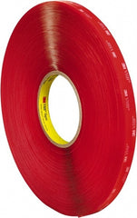 3M - 1/4" x 36 Yd Acrylic Adhesive Double Sided Tape - Exact Tooling