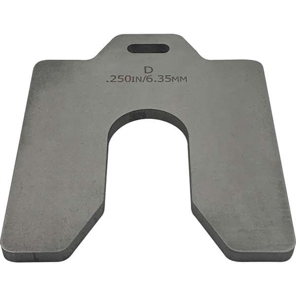 Maudlin Products - Metal Shim Stock Type: Slotted Shim Material: Stainless Steel - Exact Tooling