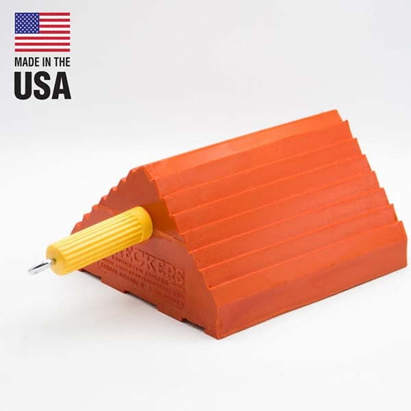 Checkers - Wheel Chocks Width (Inch): 8-1/2 Height (Inch): 5 - Exact Tooling