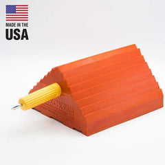 Checkers - Wheel Chocks Width (Inch): 8-1/2 Height (Inch): 5 - Exact Tooling