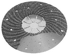 Value Collection - 7" Diam, 7/8" Hole, 100 Grit Silicon Carbide Fiber Disc - Exact Tooling
