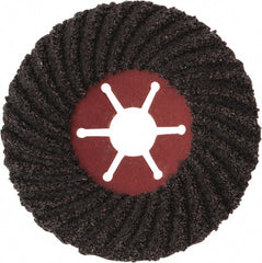 Value Collection - 4-1/2" Diam 7/8" Hole 24 Grit Fiber Disc - Very Coarse Grade, Aluminum Oxide, 12,000 Max RPM - Exact Tooling
