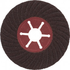 Value Collection - 4-1/2" Diam 7/8" Hole 60 Grit Fiber Disc - Medium Grade, Aluminum Oxide, 13,300 Max RPM - Exact Tooling