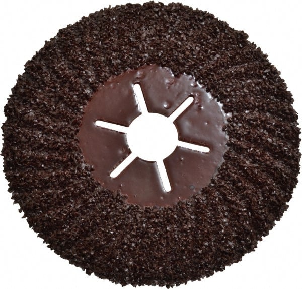 Value Collection - 5" Diam 7/8" Hole 16 Grit Fiber Disc - Very Coarse Grade, Aluminum Oxide, 12,000 Max RPM - Exact Tooling