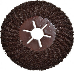 Value Collection - 5" Diam 7/8" Hole 16 Grit Fiber Disc - Very Coarse Grade, Aluminum Oxide, 12,000 Max RPM - Exact Tooling