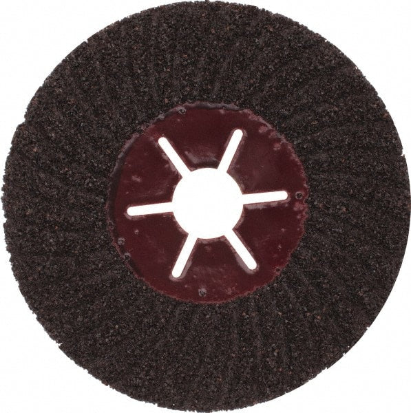 Value Collection - 5" Diam 7/8" Hole 24 Grit Fiber Disc - Very Coarse Grade, Aluminum Oxide, 12,000 Max RPM - Exact Tooling