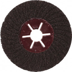 Value Collection - 5" Diam 7/8" Hole 24 Grit Fiber Disc - Very Coarse Grade, Aluminum Oxide, 12,000 Max RPM - Exact Tooling