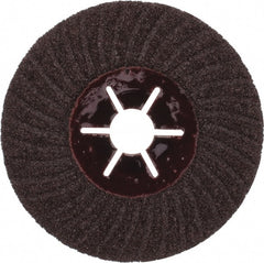 Value Collection - 5" Diam 7/8" Hole 36 Grit Fiber Disc - Very Coarse Grade, Aluminum Oxide, 12,000 Max RPM - Exact Tooling