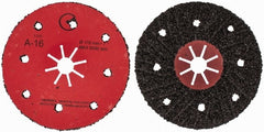 Value Collection - 7" Diam 7/8" Hole 16 Grit Fiber Disc - Very Coarse Grade, Aluminum Oxide, 8,000 Max RPM - Exact Tooling