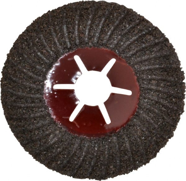 Value Collection - 4-1/2" Diam 7/8" Hole 24 Grit Fiber Disc - Very Coarse Grade, Silicon Carbide, 12,000 Max RPM - Exact Tooling