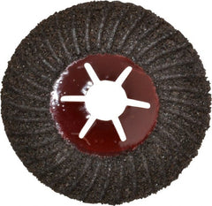Value Collection - 4-1/2" Diam 7/8" Hole 24 Grit Fiber Disc - Very Coarse Grade, Silicon Carbide, 12,000 Max RPM - Exact Tooling