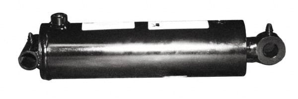 Prince - 3" Bore, 1-1/2" Rod Diam, Welded Tie Rod Cylinder with Universal Mountings - 20" Stroke Length, 1/2" Port, Cross Tube Mount - Exact Tooling