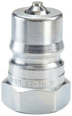Parker - 1-1/16-12 SAE Steel Hydraulic Hose Female Straight Thread Nipple - 3,625 psi - Exact Tooling