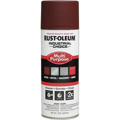 Rust-Oleum - 12 oz Flat Red Interior/Exterior Enamel Spray Primer - Exact Tooling