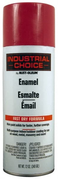 Rust-Oleum - Safety Purple, Gloss, Enamel Spray Paint - 8 to 12 Sq Ft per Can, 16 oz Container, Use on Drums, Equipment & Color Coding, Furniture, Ladders, Lockers, Motors, Stenciling, Tools - Exact Tooling