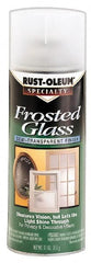 Rust-Oleum - 12 oz Frosted Glass Flat Finish Alkyd Enamel Paint - 8 to 10 Sq Ft per Gal, Interior, Direct to Metal - Exact Tooling