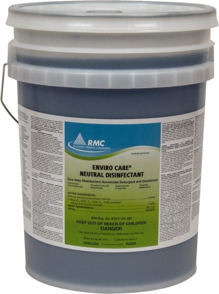 Rochester Midland Corporation - 5 Gal Bucket All-Purpose Cleaner - Liquid, Disinfectant, Floral - Exact Tooling